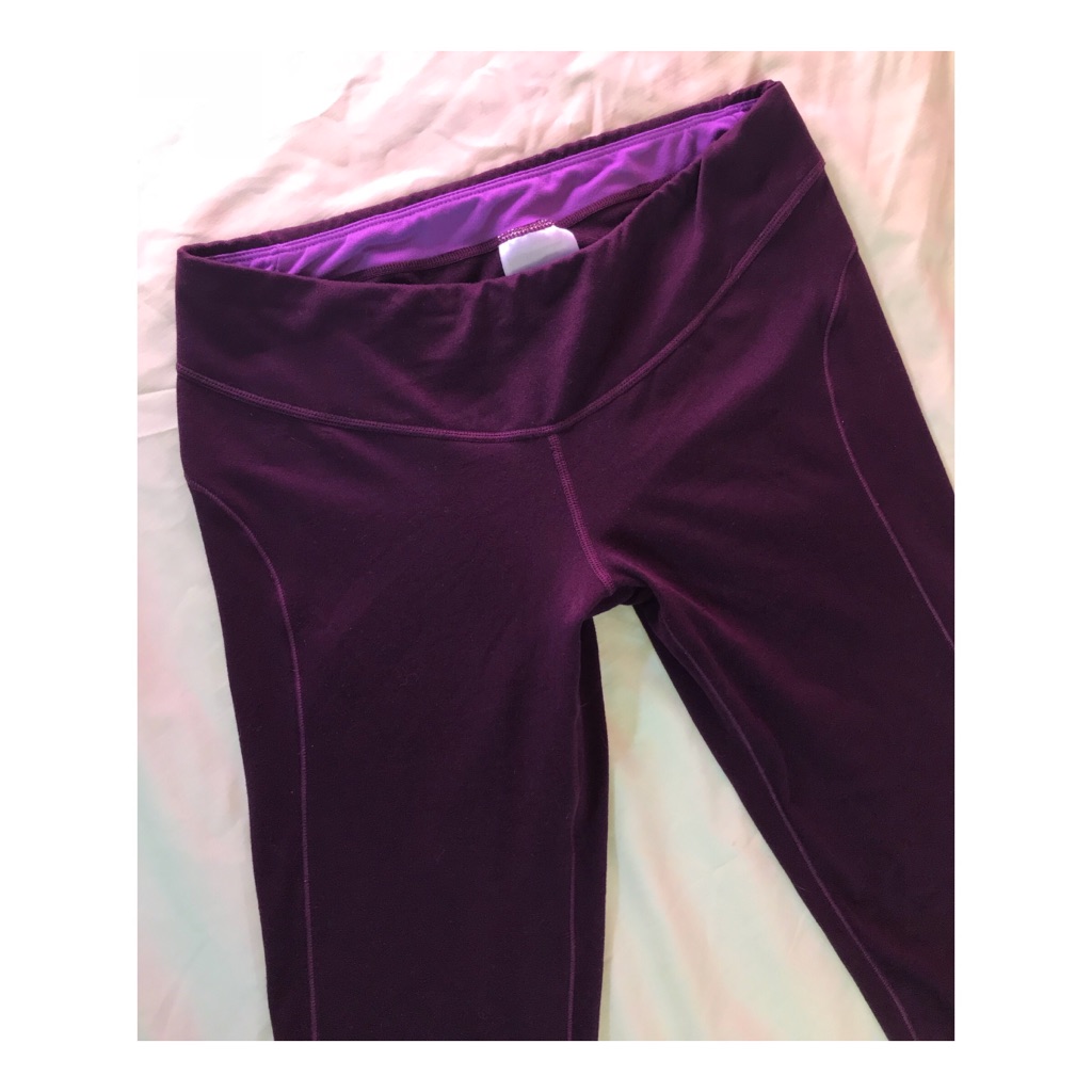 Purple Capri Athletic Workout Pants Aneko From Nb